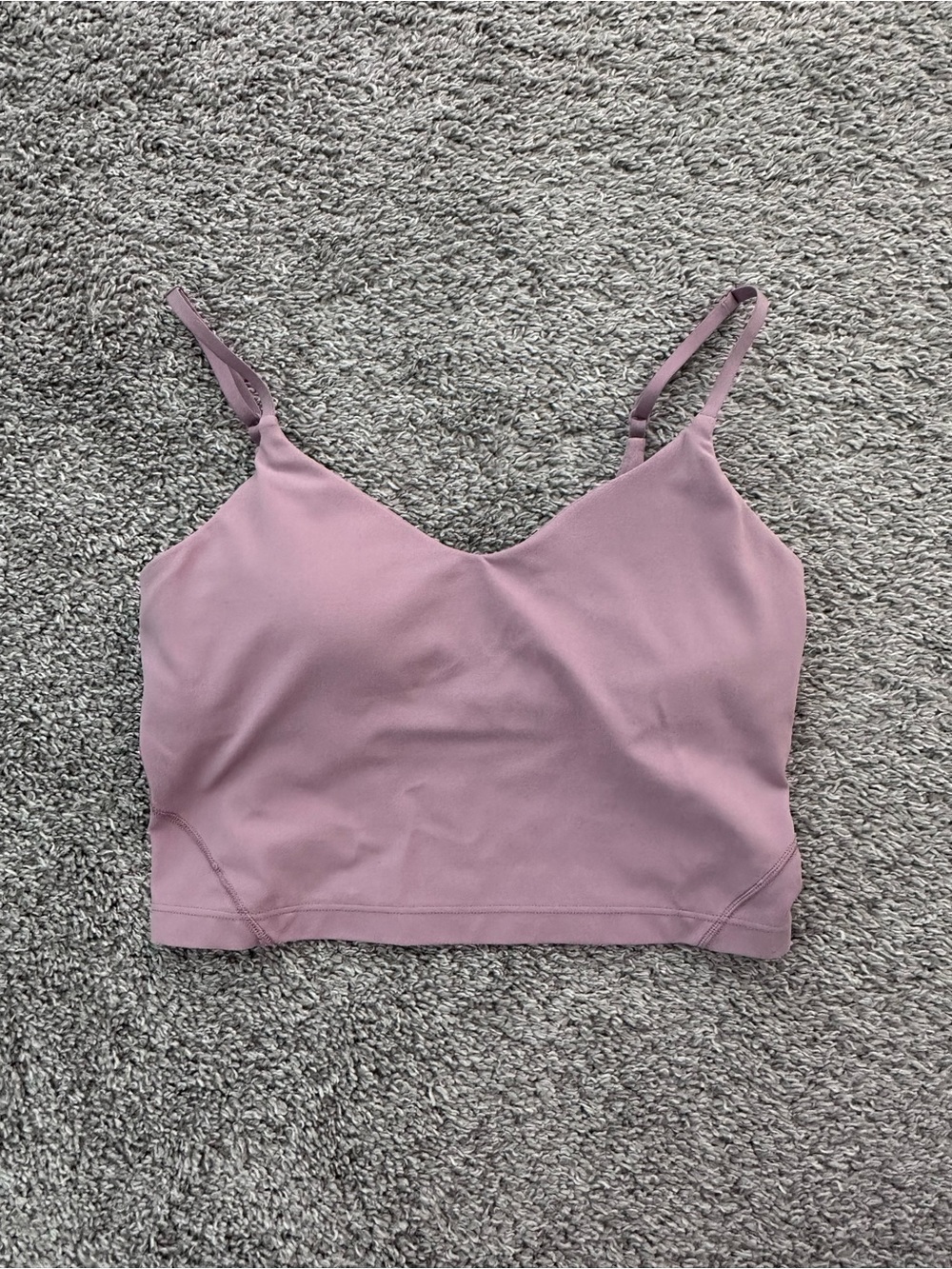 lululemon- align cropped tank- rose blush